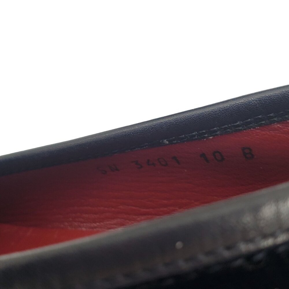 Salvatore Ferragamo Black Velvet & Leather Bit Loafer with Gold Hardware - Picture 8 of 12